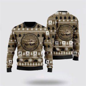 US Army M109 Paladin Tank Christmas Sweater 3D, Christmas Gift For Military Personnel