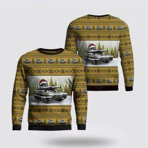 US Army M551 Sheridan Tank Christmas Sweater…