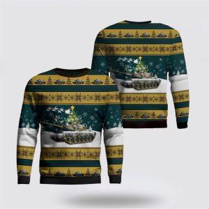 US Army M60A3 Patton Tank Christmas Sweater 3D, Christmas Gift For Military Personnel