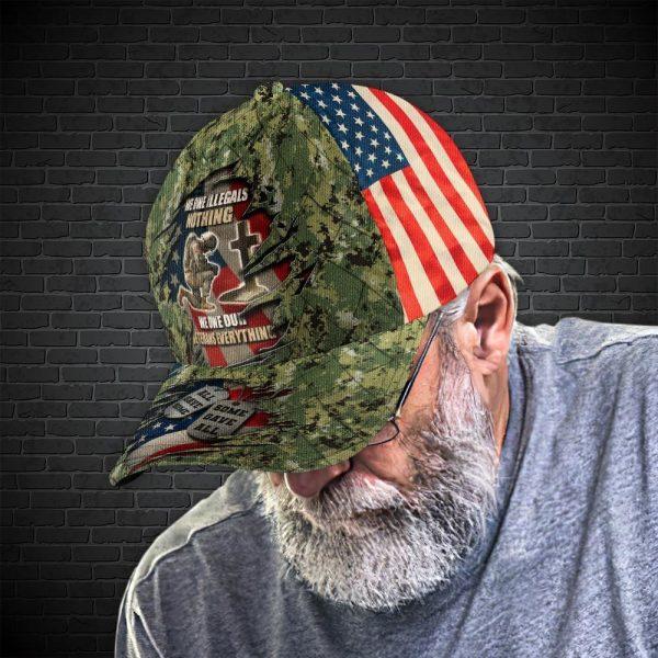 US Army Veteran All Over Print 3D Camo Classic Baseball Cap, For Veterans, Gifts For Military Personnel