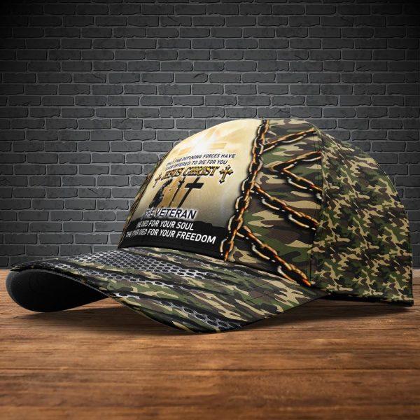 US Army Veteran Soul Freedom Baseball Cap, For Veterans, Gifts For Military Personnel