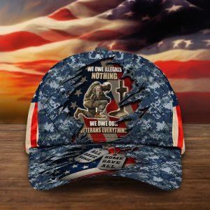 US Army Veteran We Owe Our Veterans Everything Baseball Cap 4