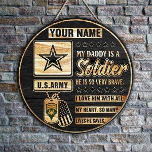 US Army Wood Sign Memorial Day Gifts 3