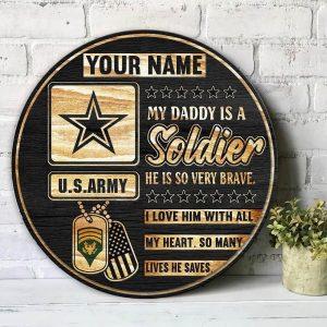 US Army Wood Sign Memorial Day Gifts 4