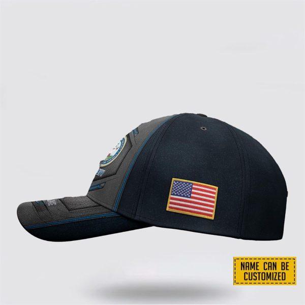 US Navy Baseball Caps Digital Camo Department Of The Navy Veterans, Personalized Name Navy Hats, Gifts For Military Personnel