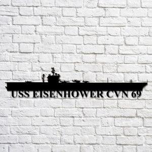 Us Navy Metal Sign Veteran Signs Uss Eisenhower Cvn 69 Navy Ship Metal Art Metal Sign Metal Sign Decor Metal Navy Signs 1 pxmpsd.jpg