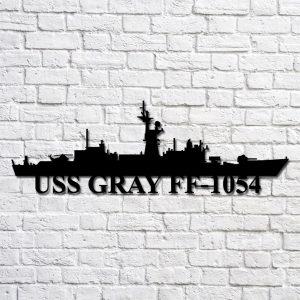 Us Navy Metal Sign Veteran Signs Uss Gray Ff1054 Navy Ship Metal Art Metal Sign Metal Sign Decor Metal Navy Signs 1 ho3xfm.jpg