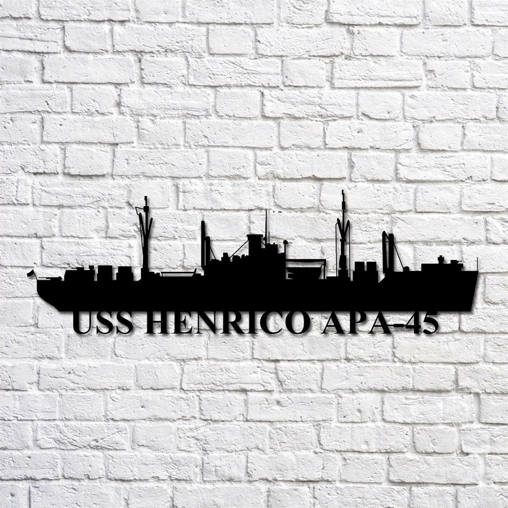 Us Navy Metal Sign, Veteran Signs, Uss Henrico Apa45 Navy Ship Metal Art, Metal Sign, Metal Sign Decor, Metal Navy Signs Us Navy Metal Sign, Veteran Signs, Uss Henrico Apa45 Navy Ship Metal Art, Metal Sign, Metal Sign Decor, Metal Navy Signs