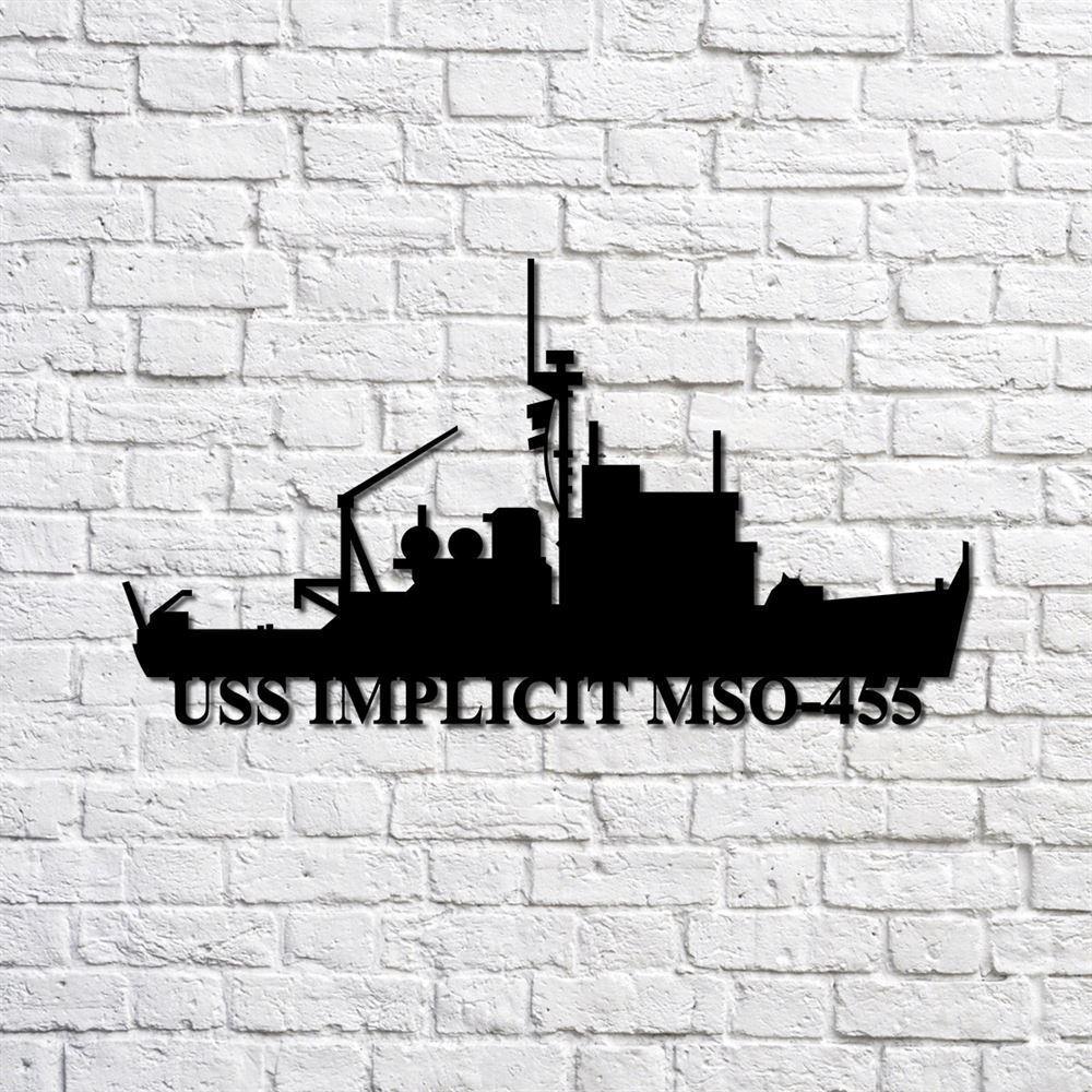 Us Navy Metal Sign, Veteran Signs, Uss Implicit Mso455 Navy Ship Metal Sign, Metal Sign, Metal Sign Decor, Metal Navy Signs Us Navy Metal Sign, Veteran Signs, Uss Implicit Mso455 Navy Ship Metal Sign, Metal Sign, Metal Sign Decor, Metal Navy Signs