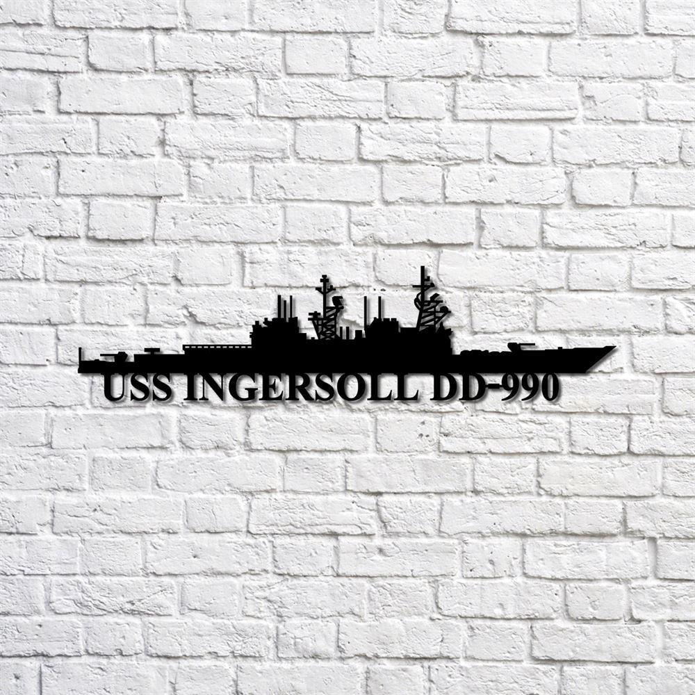 Us Navy Metal Sign, Veteran Signs, Uss Ingersoll Dd990 Navy Ship Metal Sign, Metal Sign, Metal Sign Decor, Metal Navy Signs Us Navy Metal Sign, Veteran Signs, Uss Ingersoll Dd990 Navy Ship Metal Sign, Metal Sign, Metal Sign Decor, Metal Navy Signs