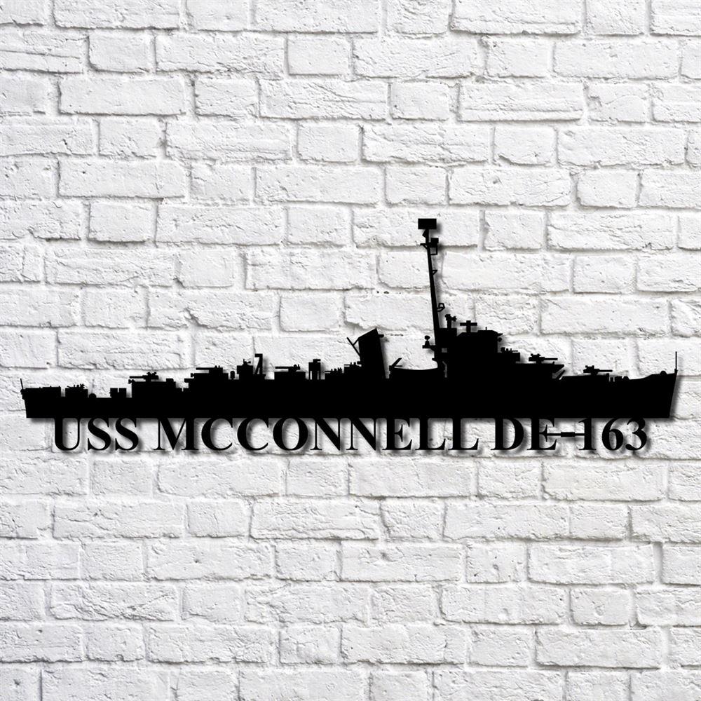 Us Navy Metal Sign, Veteran Signs, Uss Mcconnell Navy Ship Metal Art, Metal Sign, Metal Sign Decor, Metal Navy Signs