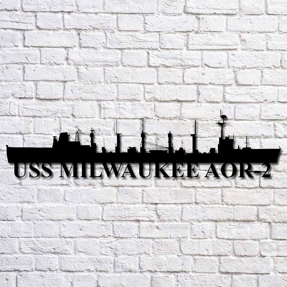 Us Navy Metal Sign, Veteran Signs, Uss Milwaukee Aor2 Navy Ship Metal Art, Metal Sign, Metal Sign Decor, Metal Navy Signs Us Navy Metal Sign, Veteran Signs, Uss Milwaukee Aor2 Navy Ship Metal Art, Metal Sign, Metal Sign Decor, Metal Navy Signs