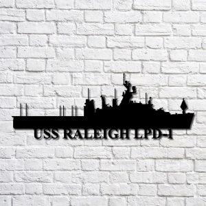 Us Navy Metal Sign Veteran Signs Uss Raleigh Lpd1 Navy Ship Metal Art Metal Sign Metal Sign Decor Metal Navy Signs 1 s5jg63.jpg