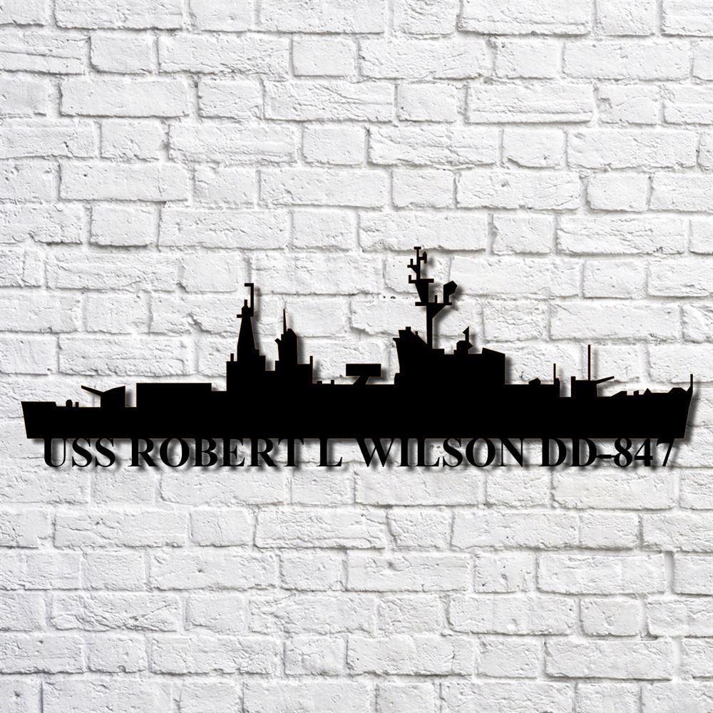Us Navy Metal Sign, Veteran Signs, Uss Robert L Wilson Dd847 Navy Ship Metal Art, Metal Sign, Metal Sign Decor, Metal Navy Signs Us Navy Metal Sign, Veteran Signs, Uss Robert L Wilson Dd847 Navy Ship Metal Art, Metal Sign, Metal Sign Decor, Metal Navy Signs