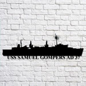 Us Navy Metal Sign Veteran Signs Uss Samuel Gompers Ad 37 Navy Ship Metal Art Metal Sign Metal Sign Decor Metal Navy Signs 1 tarvpa.jpg