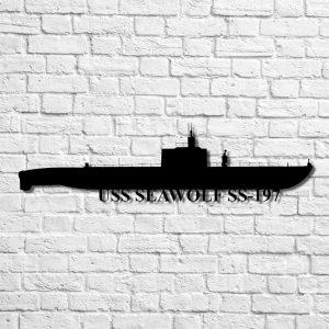 Us Navy Metal Sign Veteran Signs Uss Seawolf Ss197 Navy Ship Metal Art Metal Sign Metal Sign Decor Metal Navy Signs 1 oc4ehb.jpg