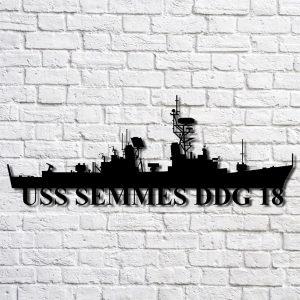 Us Navy Metal Sign Veteran Signs Uss Semmes Ddg 18 Navy Ship Metal Art Metal Sign Metal Sign Decor Metal Navy Signs 1 lhcj5s.jpg