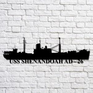 Us Navy Metal Sign Veteran Signs Uss Shenandoah Ad 26 Navy Ship Metal Art Metal Sign Metal Sign Decor Metal Navy Signs 1 zhk9t0.jpg