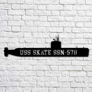 Us Navy Metal Sign Veteran Signs Uss Skate Ssn578 Navy Ship Metal Art Metal Sign Metal Sign Decor Metal Navy Signs 1 gxbptj.jpg