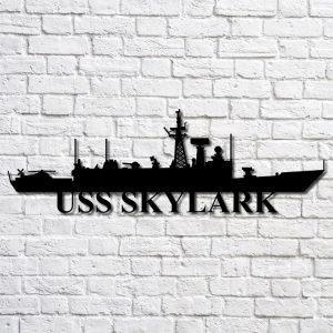 Us Navy Metal Sign Veteran Signs Uss Skylark Navy Ship Metal Art Metal Sign Metal Sign Decor Metal Navy Signs 1 ncvnfo.jpg