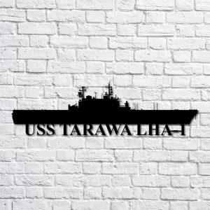 Us Navy Metal Sign Veteran Signs Uss Tarawa Lha1 Navy Ship Metal Art Metal Sign Metal Sign Decor Metal Navy Signs 1 owozbt.jpg