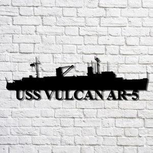 Us Navy Metal Sign Veteran Signs Uss Vulcan Ar5 Navy Ship Metal Art Metal Sign Metal Sign Decor Metal Navy Signs 1 yrjw7e.jpg