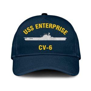 Us Navy Veteran Cap Embroidered Cap Uss Enterprise Cv 6 Classic Embroidered Cap 3D Embroidered Hats Mens Navy Cap 1 nmaqq8.jpg