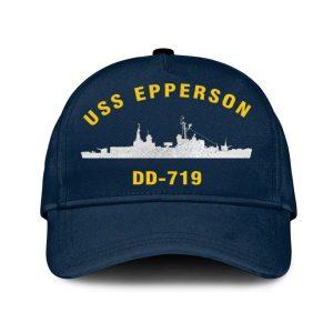 Us Navy Veteran Cap Embroidered Cap Uss Epperson Dd 719 Classic Embroidered Cap 3D Embroidered Hats Mens Navy Cap 1 usvs17.jpg