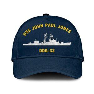 Us Navy Veteran Cap Embroidered Cap Uss John Paul Jones Ddg 32 Classic Embroidered Cap 3D Embroidered Hats Mens Navy Cap 1 jqkzat.jpg