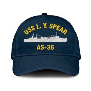 Us Navy Veteran Cap Embroidered Cap Uss L Y Spear as 36 Classic Embroidered Cap 3D Embroidered Hats Mens Navy Cap 1 bss33b.jpg