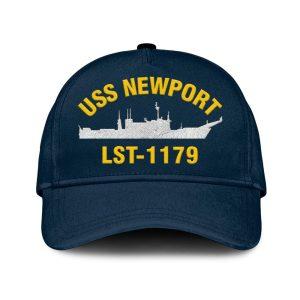 Us Navy Veteran Cap Embroidered Cap Uss Newport Lst 1179 Classic Embroidered Cap 3D Embroidered Hats Mens Navy Cap 1 f2mkja.jpg