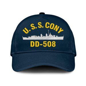 Us Navy Veteran Cap, Embroidered Cap, Usscony…