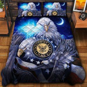 Veteran Bedding Set, Premium Multiple US Military…