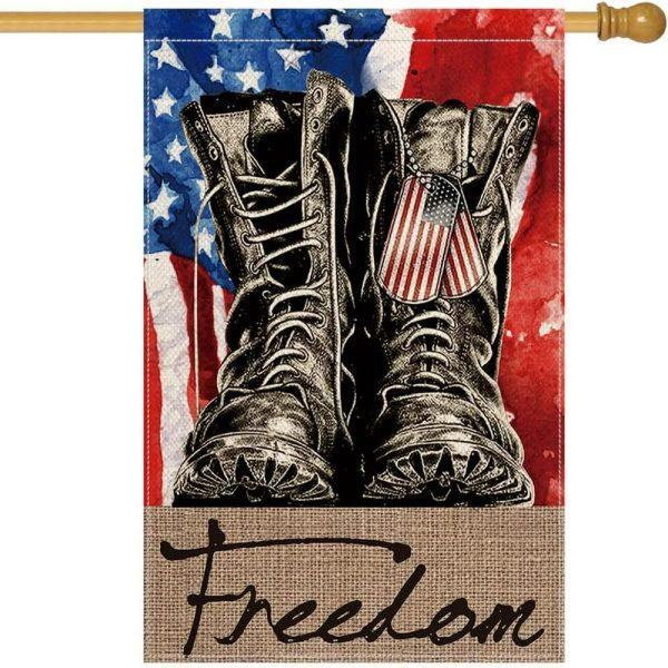 Veteran Day Flag, Freedom Boots Picture Flag, Us Flag Veterans Day, American Flag Veterans Day