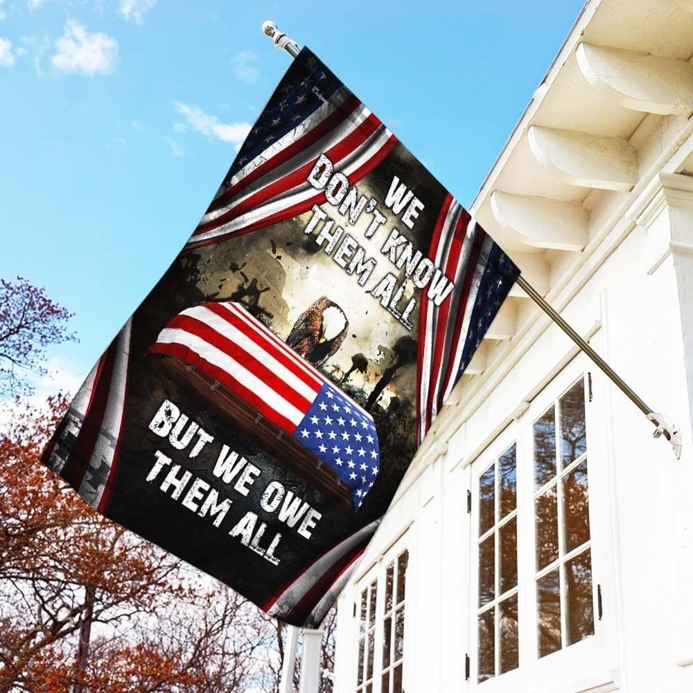 Veteran Day Flag, Premium We Own Them All Veteran Flag, Us Flag Veterans Day, American Flag Veterans Day