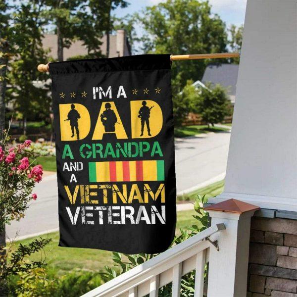 Veteran Day Flag, Viet Nam Veteran I Am Dad A Grandpa Flag, Us Flag Veterans Day, American Flag Veterans Day