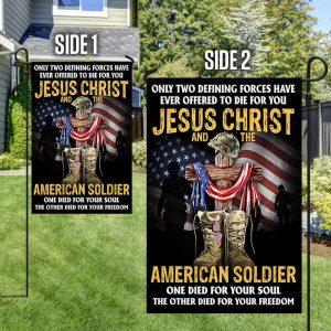 Veteran Flag Jesus Christ And The American Soldier Flag American Flag Veteran Decoration Outdoor Flag 4 athcti.jpg