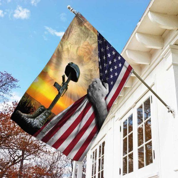 Veteran Flag, United States Army Fallen Soldiers Memorial Flag, American Flag, Veteran Decoration Outdoor Flag