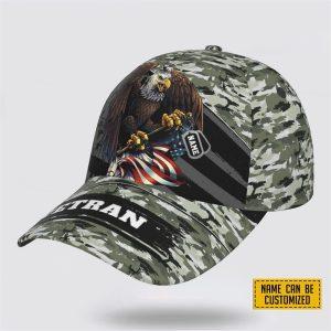 Veterans Baseball Caps American Soldier Nameplate 3
