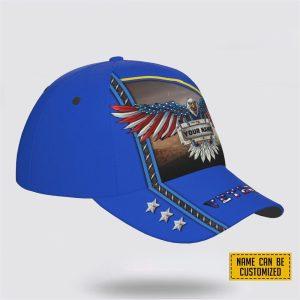 Veterans Baseball Caps Eagle American Blue Pattern 2
