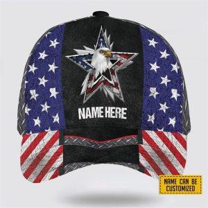 Veterans Baseball Caps Eagle American Star Picture 1
