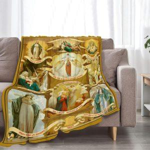 Virgin Mary Christian Quilt Blanket Christian Blanket Gift For Believers 3 wrpn4r.jpg