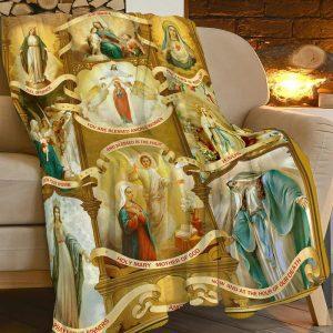 Virgin Mary Christian Quilt Blanket Christian Blanket Gift For Believers 4 zgzkkr.jpg