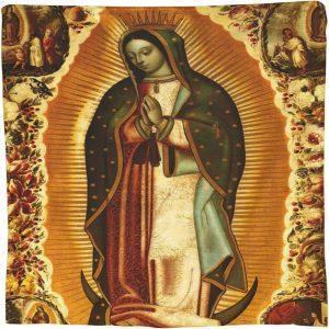 Virgin Mary Picture Christian Quilt Blanket, Christian…
