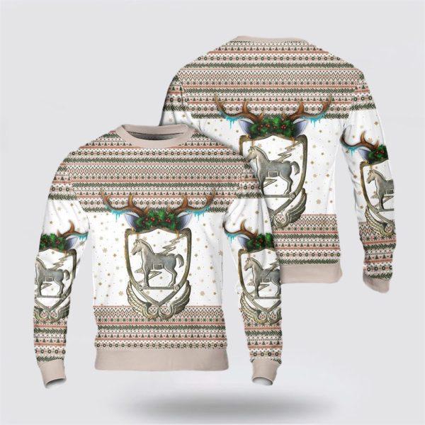 Army Sweater, US Army 10th Special Forces Group Christmas AOP Sweater