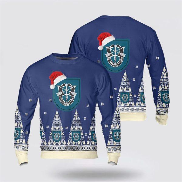 Army Sweater, US Army 19th Special Forces Group (19th SFG) Christmas Sweater