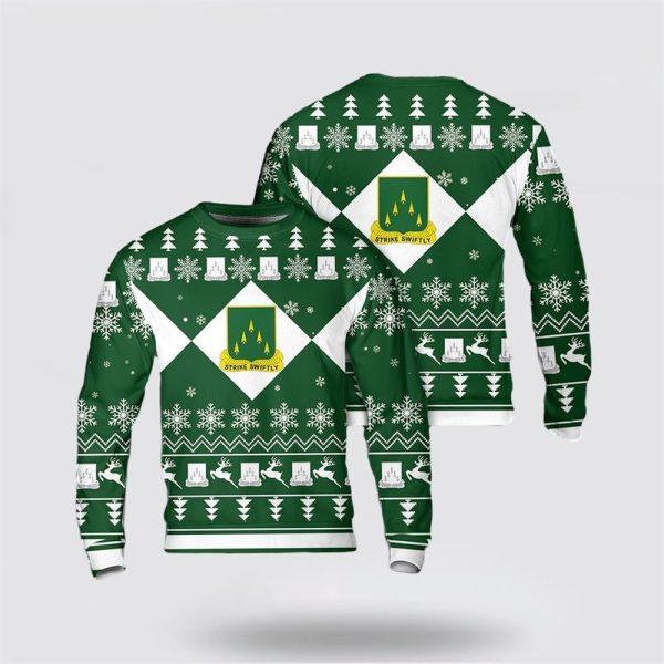 Army Sweater, US Army 70th Armor Regiment Christmas Sweater