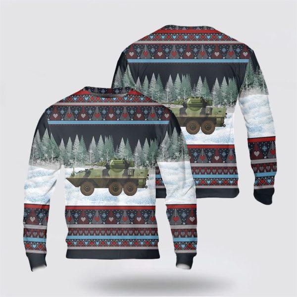 Army Sweater, US Army AVGP Cougar Ugly Christmas Sweater