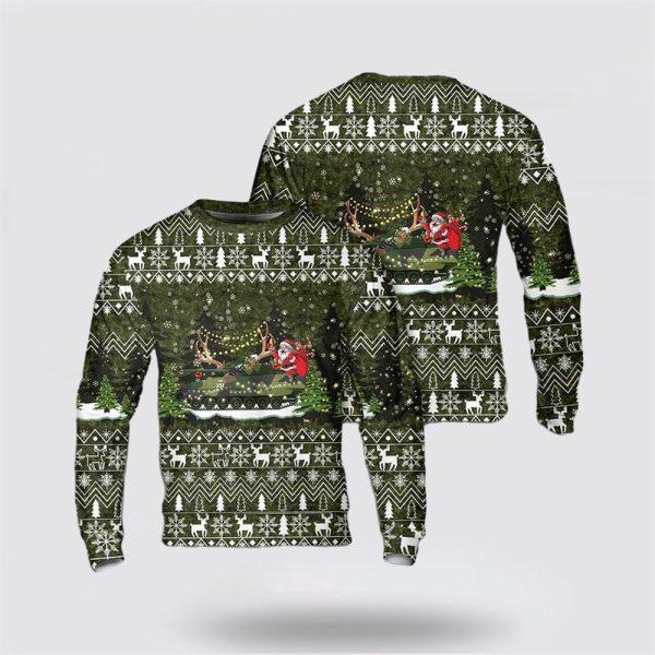 Army Sweater, US Army NM135 Stormpanservogn Christmas AOP Sweater