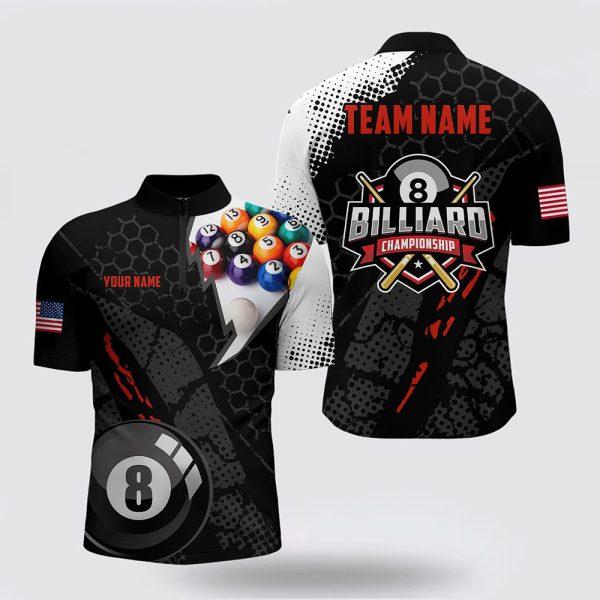 Billiard Jerseys, Custom Billiard Jerseys, 3D Billiard Balls Jerseys Shirts, Billiard Shirt Designs